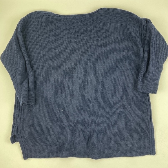 Old Navy Sweater Womens Medium Blue Crew Neck - Picture 8 of 9